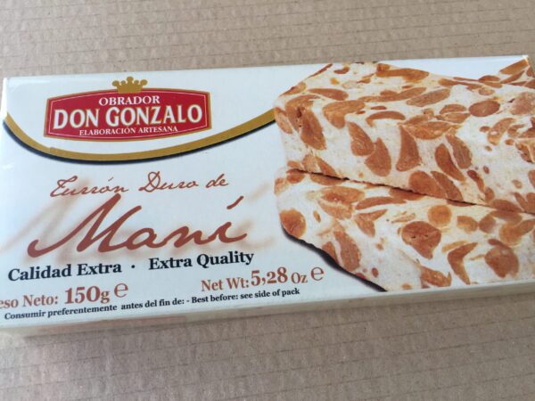 Turrón duro de Maní