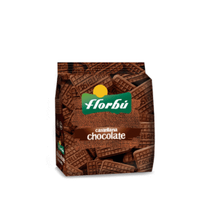 castellana de chocolate con azucar en bolsa