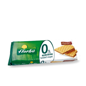 Barquillo chocolate sin azucar paquete