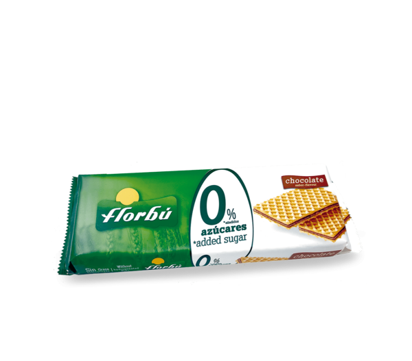 Barquillo chocolate sin azucar paquete
