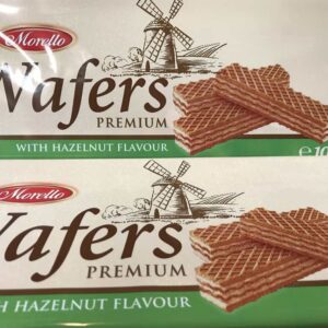 Wafer de avellana 100 gramos.