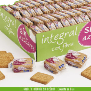 Galleta integral con maltitol