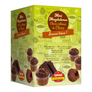 Mini magdalena de chocolate