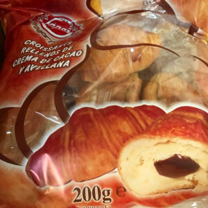 Croissant relleno de chocolate