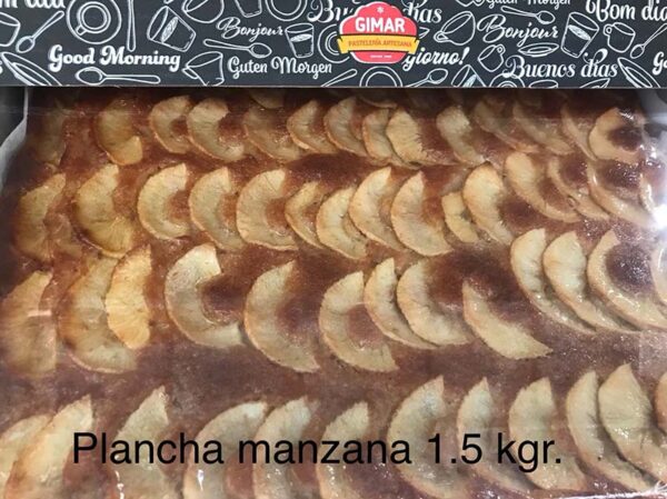 Plancha de manzana