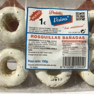 Rosquillas bañadas