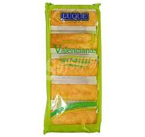 Valencianas sin azúcar