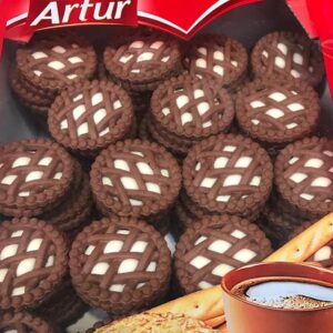 Galletas rejilla rellenas