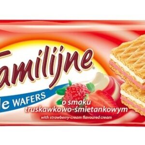 Barquillo sabor nata y fresa