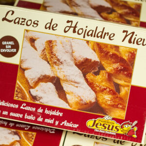 Lazos de hojaldre glas