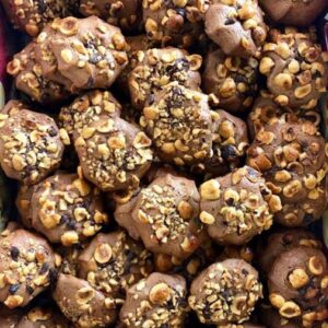 Cookies de avellanas rellenos de choco