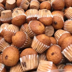 Mini madalenas de chocolate