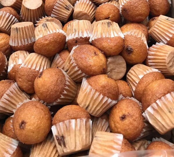 Mini madalenas de chocolate
