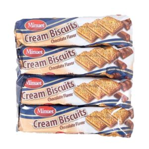 Galletas rellenas sabor chocolate