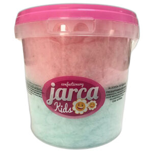 Algodón de azúcar fresa y frambuesa