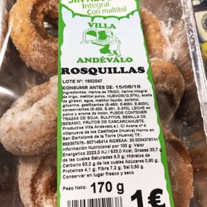 Rosquillas sin azúcar