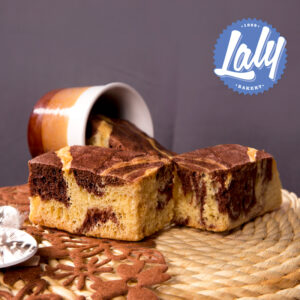 Bizcocho marmol sin azúcar