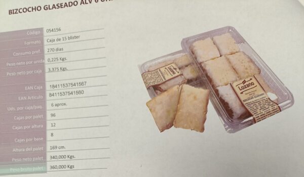 LOZANO BIZCOCHO GLASEADO BLISTER