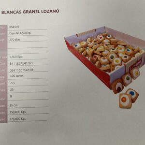 LOZANO NUTTIS BLANCAS A GRANEL 1.5 KGR.