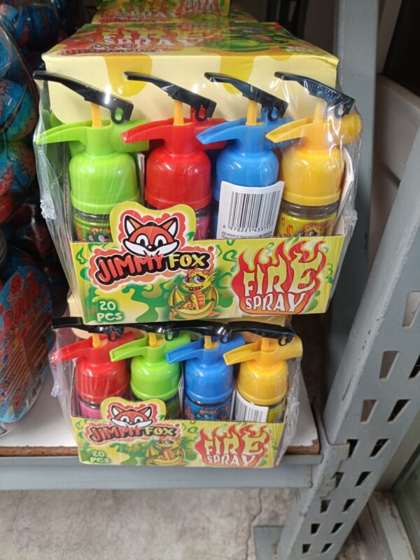 golosina FIRE SPRAY  JIMMY FOX