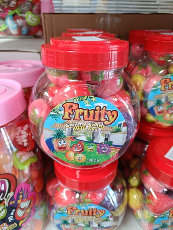 golosina FRUITY GUMMY CANDY WITH JAM XXL