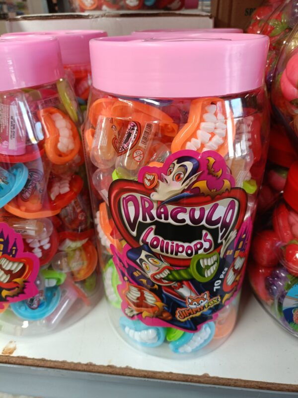 golosina LOLLIPOPS DRACULA CHUPETE