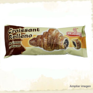 Croissant relleno de chocolate