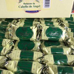 Hojitas rellenas de cabellos de angel