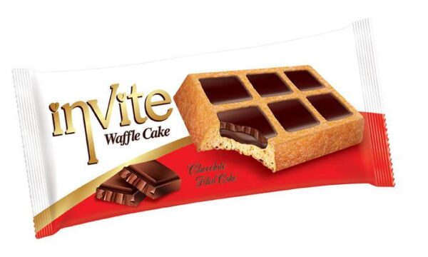 Invite gofre de chocolate