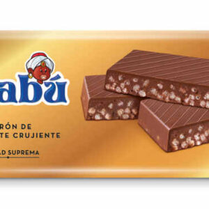 Turrón de chocolate crujiente