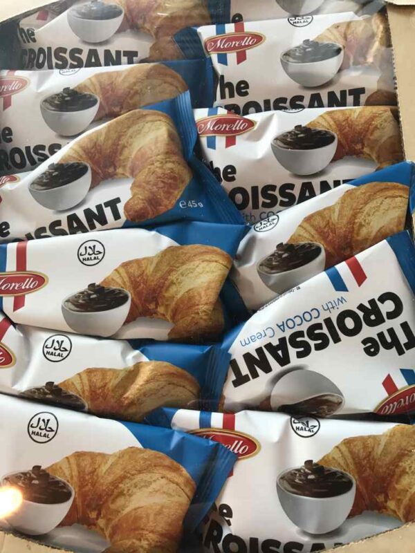 Croissant relleno de choco