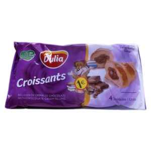 Croissant relleno de chocolate