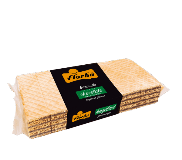 barquillo relleno choco sabor de avellana