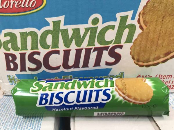 Galleta sándwich avellana