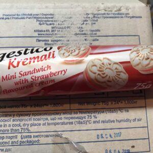 Galleta Magestico de fresa