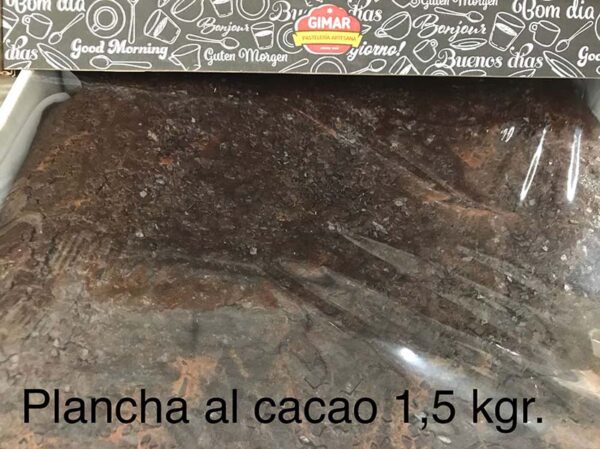 Plancha de cacao