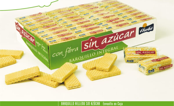 Barquillo de coco sin azúcar env.
