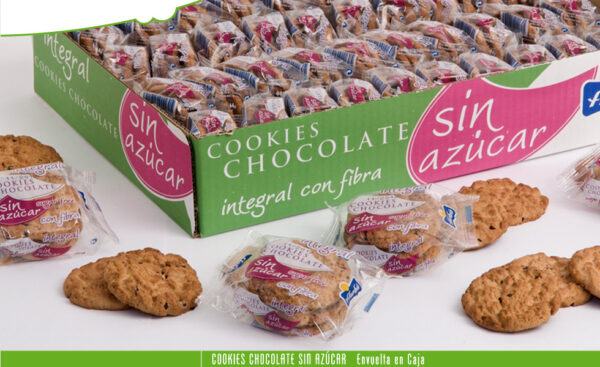Cookie de chocolate sin azucar envuelto - Imagen 2