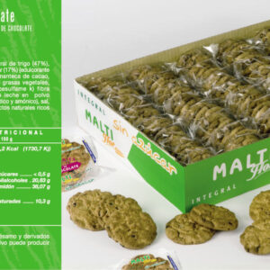 Cookie de chocolate sin azucar envuelto