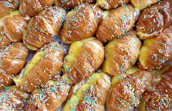 Croisant rellenos de crema