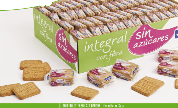 Galleta integral con maltitol
