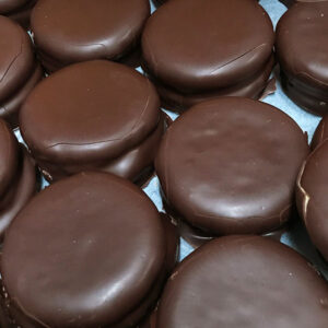 Galletas bañadas en chocolate