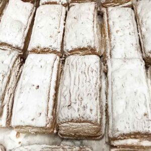 Miguelitos azucar glass