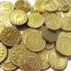 Monedas de chocolate