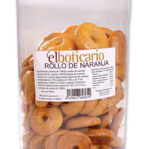 Rollo naranja, sin azúcar,